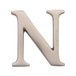 M Marcus Heritage Brass Letter N - Pin Fix 51mm